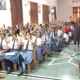 Dr. Sumita Prabhakar interacting with students during an adolescent health awareness session at St. Joseph's Academy, Dehradun.